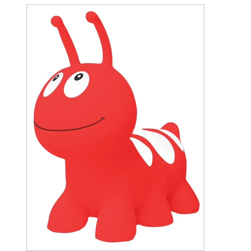 NWT Red Bouncy Jumpy Wormy